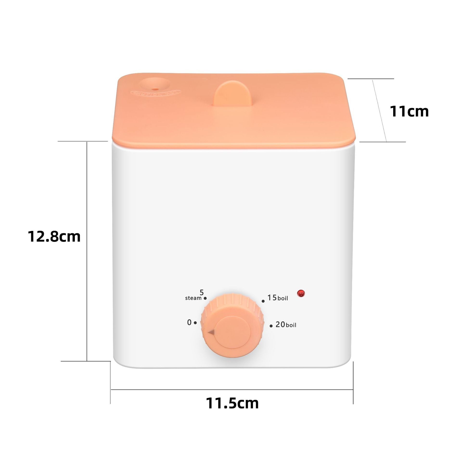 Orange Portable 2-in-1 High-Temperature Steam & Boiling Sterilizer for Silicone Period Cups - Automatic V888-ELOSUNG45135