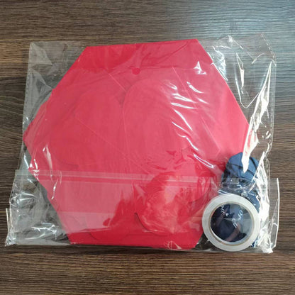 Red Hexagon 4-Layer 12-Pocket Explosion Gift Box(DIY) - Creative Handmade Photo Album & Scrapbook for V888-ELOSUNG45172