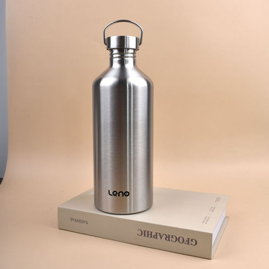 2L Large Capacity Outdoor Sports Adventure Water Bottle - Food-Grade 304 Stainless Steel with Portable Handle V888-ELOSUNG45214