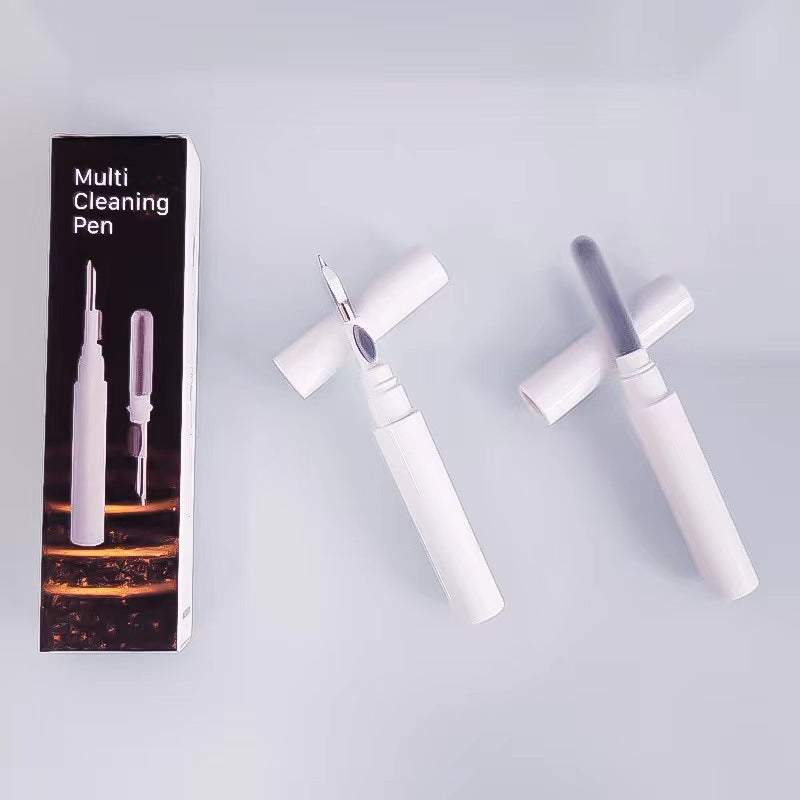 3-in-1 White Bluetooth Earbuds Cleaning Pen (2-Pack) - Soft Brush & Metal Tip for Deep Crevice Cleaning V888-ELOSUNG45245