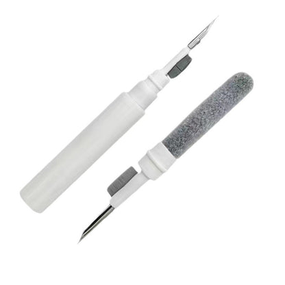 3-in-1 White Bluetooth Earbuds Cleaning Pen (2-Pack) - Soft Brush & Metal Tip for Deep Crevice Cleaning V888-ELOSUNG45245