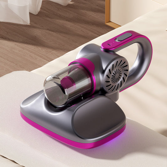 Purple Cordless Handheld UV Mite Remover - Bed Vacuum with 11KPA Powerful Suction & 8000 Times/Min V888-ELOSUNG45257