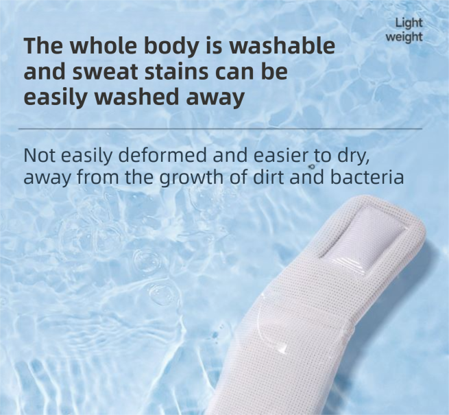 Black Adjustable Cooling Jelly Core Neck Brace with Washable Cover - 3D Hollow Cervical Collar for Posture & V888-ELOSUNG45274