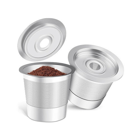 2-Pack Reusable K-Cup Coffee Pod for Keurig Brewers - Premium 304 Steel Refillable Coffee Filter for Superior V888-ELOSUNG45285