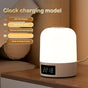 Smart Digital Clock Night Light - Touch Dimmable Bedside Lamp & Sleep Aid for Nursery, Feeding & Bedroom V888-ELOSUNG45377