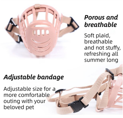 Anti-Biting & Anti-Foraging Dog Muzzle - Breathable & Soft TPE Safety Mask with Secure Straps (#2 Fits 5kg ) V888-ELOSUNG45397
