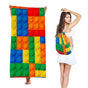 2-in-1 Integrated Quick-Dry Beach Towel Backpack(Style 2) - Foldable Microfiber Sand-Free Towel (Unfolded V888-ELOSUNG45443