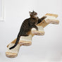 4-Tier Solid Wood Wall-Mounted Cat Climbing Ladder - Vertical Jumping Steps for Indoor Cats with Installation V888-ELOSUNG45581