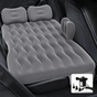 Grey Multi-Chamber Car Inflatable Air Mattress with Electric Pump & Pillows for Universal Backseat Sleeping V888-ELOSUNG45654