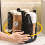 Black 360 degreesRotating Multi-Scenario Countertop Storage Rack - Large Capacity 4 Compartment Holder for V888-ELOSUNG45663