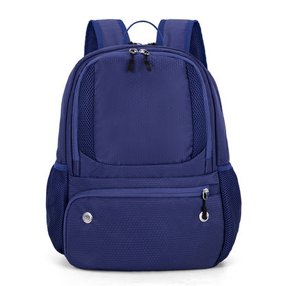 24L High-Capacity Dark Blue Basketball Backpack with Shoe Compartment & Dedicated Ball Zone - Waterproof & V888-ELOSUNG45674