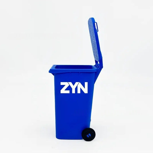Blue Mini Zyn Bin Desk Simulation Trash Can - Novelty Desktop Decor & Storage Box V888-ELOSUNG45725