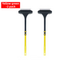 2-Pack 2-in-1 Professional Window Screen Brush & Glass Cleaner - Detachable Long-Handle Squeegee & Scrubber V888-ELOSUNG45748