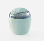 Blue 500ML Compact Electric Ice Cream Maker - Portable Quick Iced Drink Bucket & Soft Serve Machine with V888-ELOSUNG45780