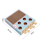 3-in-1 Whack-A-Mole Cat Toy & Scratching Lounge - Spring Swivel Toy, Interactive Puzzle Box and V888-ELOSUNG45812