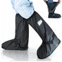 A Pair 40CM High-Tube Double-Layer Waterproof Rain Boot Covers - Durable Anti-Slip Reflective Motorcycle V888-ELOSUNG45835