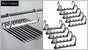 Ultimate Closet Space-Saver Set: 9-Tier Black Stainless Steel Retractable Pants Rack & 10-Pack Multi-Port V888-ELOSUNG45842
