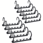 10-Pack 360 degrees Rotating Magic Cascading Hangers - Space-Saving 10-Port Folding Clothes Rack V888-ELOSUNG45843