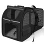 Black Large Expandable Cat Travel Backpack - Breathable & Collapsible Pet Carrier 62x34x43CM V888-ELOSUNG45865