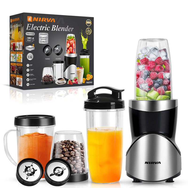 Professional Multifunctional Juicer with 4 Cups & 2 Blade Heads - 1.5L Large Capacity & 380W High Power V888-ELOSUNG45868