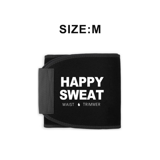 Black Premium Seamless Waist Trimmer and Body Shaper (M Size) - Postpartum Recovery & Fitness Sweat Belt for V888-ELOSUNG45927