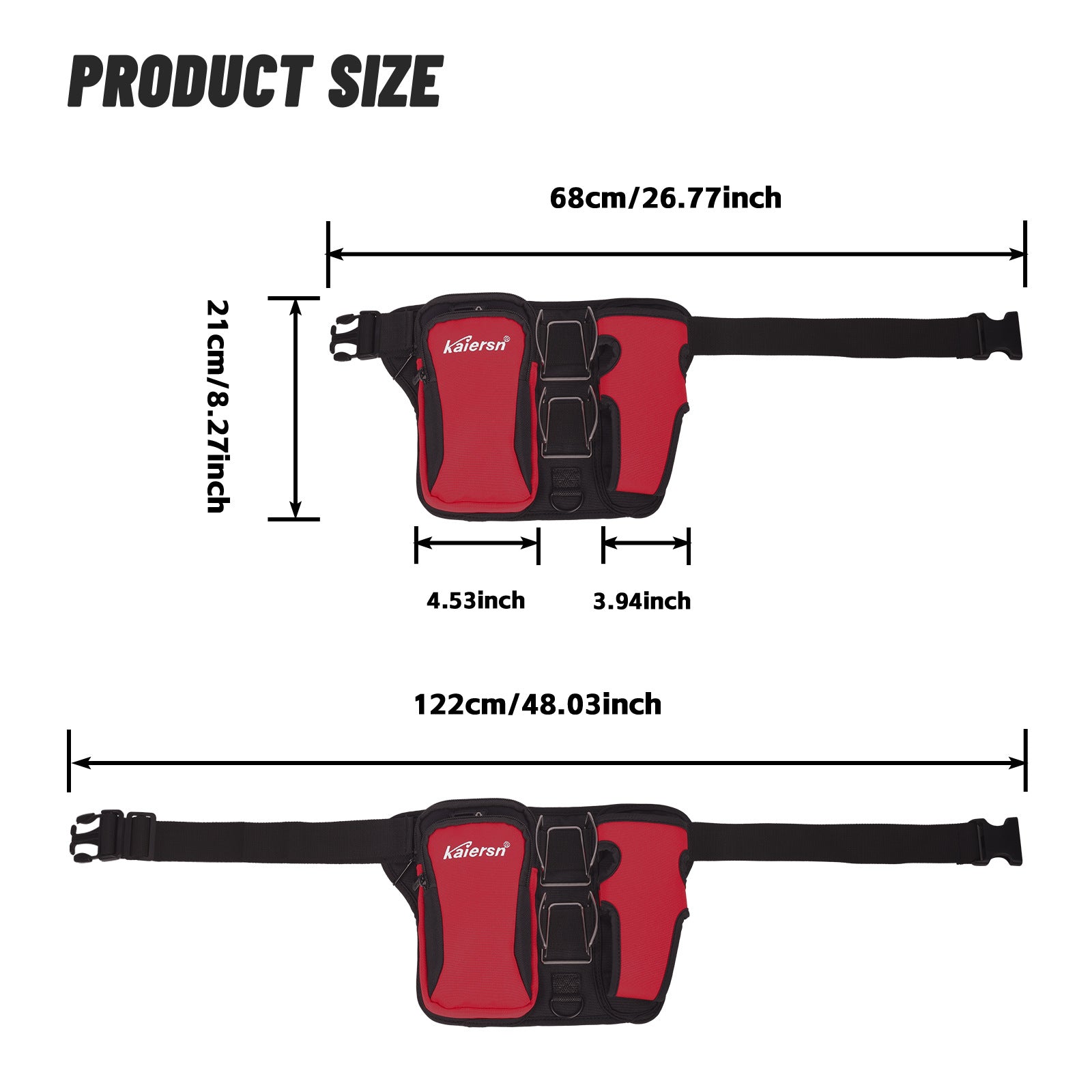 Grey Professional Park Golf Waist Bag - Multi-Functional Accessory Organizer for Dual Ball Storage & Water V888-ELOSUNG45944