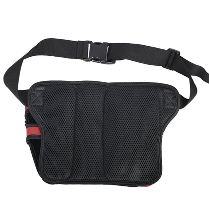 Grey Professional Park Golf Waist Bag - Multi-Functional Accessory Organizer for Dual Ball Storage & Water V888-ELOSUNG45944
