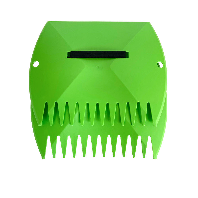 2-Pack Ergonomic Garden Leaf Scoop & Hand Rake for Effortless Yard Cleanup V888-ELOSUNG45950