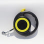 Black-yellow Heavy Duty Retractable Dog Leash with Ergonomic Wide Handle - Automatic Tangle-Free Extending V888-ELOSUNG46130