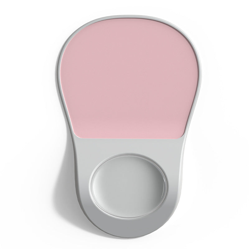 Pink Ergonomic Mouse Pad with Wrist Rest Support Soft Silicone Concave Groove Design 32.5cm Non-Slip Mat for V888-ELOSUNG46187