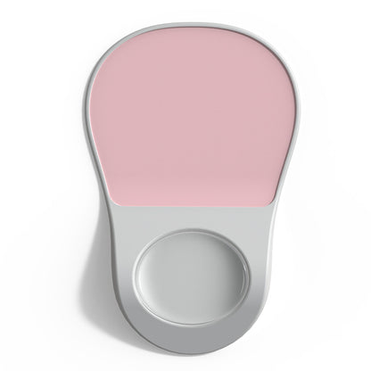 Pink Ergonomic Mouse Pad with Wrist Rest Support Soft Silicone Concave Groove Design 32.5cm Non-Slip Mat for V888-ELOSUNG46187