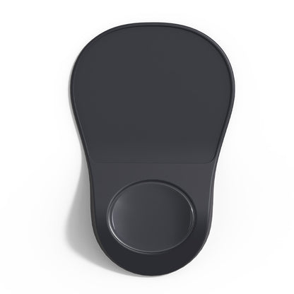 Black Ergonomic Mouse Pad with Wrist Rest Support Soft Silicone Concave Groove Design 32.5cm Non-Slip Mat for V888-ELOSUNG46190