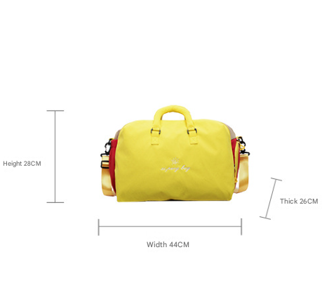 Black Color-Block Travel Bag - Large Capacity Women's Handbag for Leisure, Gym, and Weekend Trips - Versatile V888-ELOSUNG46226