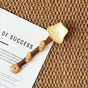 Toast Scoop Creative Hand-Painted Ceramic Spoon - Cute Cartoon Bakery Series Long Handle Soup Spoon - V888-ELOSUNG46273