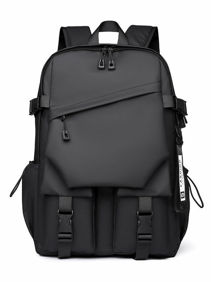 Black Professional Business and Travel Backpack | Large Capacity 15.6 Inch Laptop Compartment | V888-ELOSUNG46326