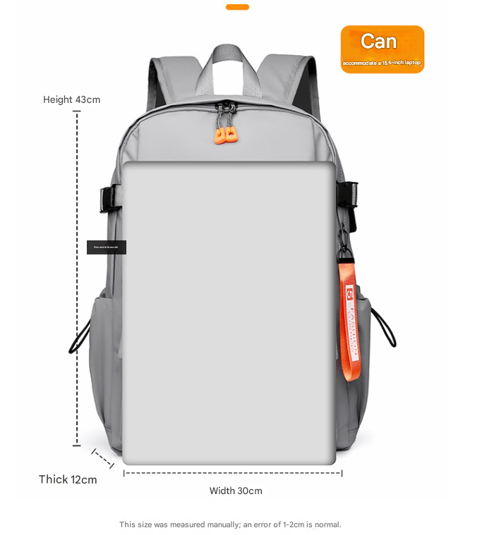 Grey Professional Business and Travel Backpack | Large Capacity 15.6 Inch Laptop Compartment | V888-ELOSUNG46327