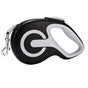 Black 3 Meter Retractable Dog Leash | Ergonomic Anti-Slip Grip | Heavy Duty Nylon Rope for Small to Medium V888-ELOSUNG46330