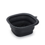 Black Collapsible Silicone Face Ice Basin | Portable Cold Therapy and Beauty Tool | Multi-Use Facial Spa V888-ELOSUNG46348