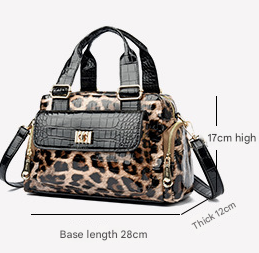 Black Luxurious Patterned Handbag | Structured Top Handle Shoulder Bag | Fashion Trend High-Gloss Tote V888-ELOSUNG46374