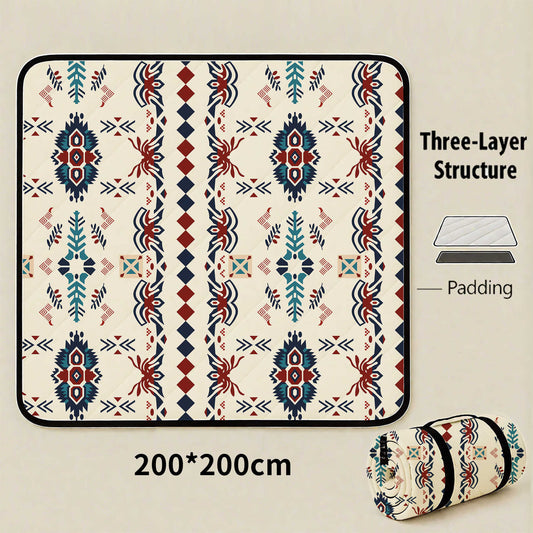 Seattle Extra Large 200x200cm Waterproof Picnic Mat - Portable Thickened Oxford Cloth Outdoor Camping Blanket V888-ELOSUNG46490