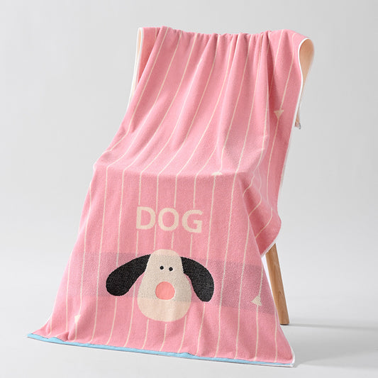 Pink Balloon Deluxe Extra Large Pure Cotton Beach & Bath Towel | Highly Absorbent, Thick 70 x 140 cm | Fun V888-ELOSUNG46518