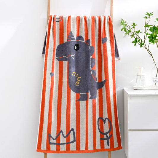 Orange Balloon Deluxe Extra Large Pure Cotton Beach & Bath Towel | Highly Absorbent, Thick 70 x 140 cm | Fun V888-ELOSUNG46519