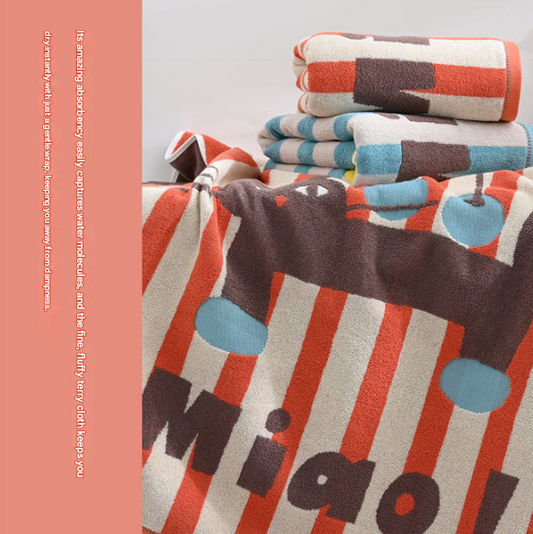 Orange Balloon Deluxe Extra Large Pure Cotton Beach & Bath Towel | Highly Absorbent, Thick 70 x 140 cm | Fun V888-ELOSUNG46519