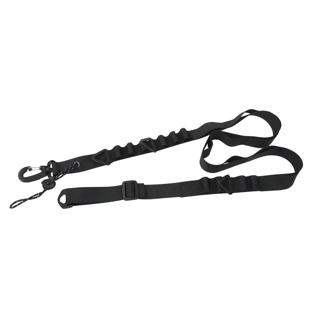 Black 4 PCS Heavy-Duty Outdoor Utility Strap - Multi-Purpose Camping Gear & Bottle Hanging Lanyard V888-ELOSUNG46598