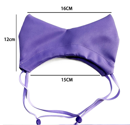 Yellow Professional 2-Piece Adjustable Waterproof Pet Shower Cap | Ear Protection for Cats and Dogs | Bathing V888-ELOSUNG46631