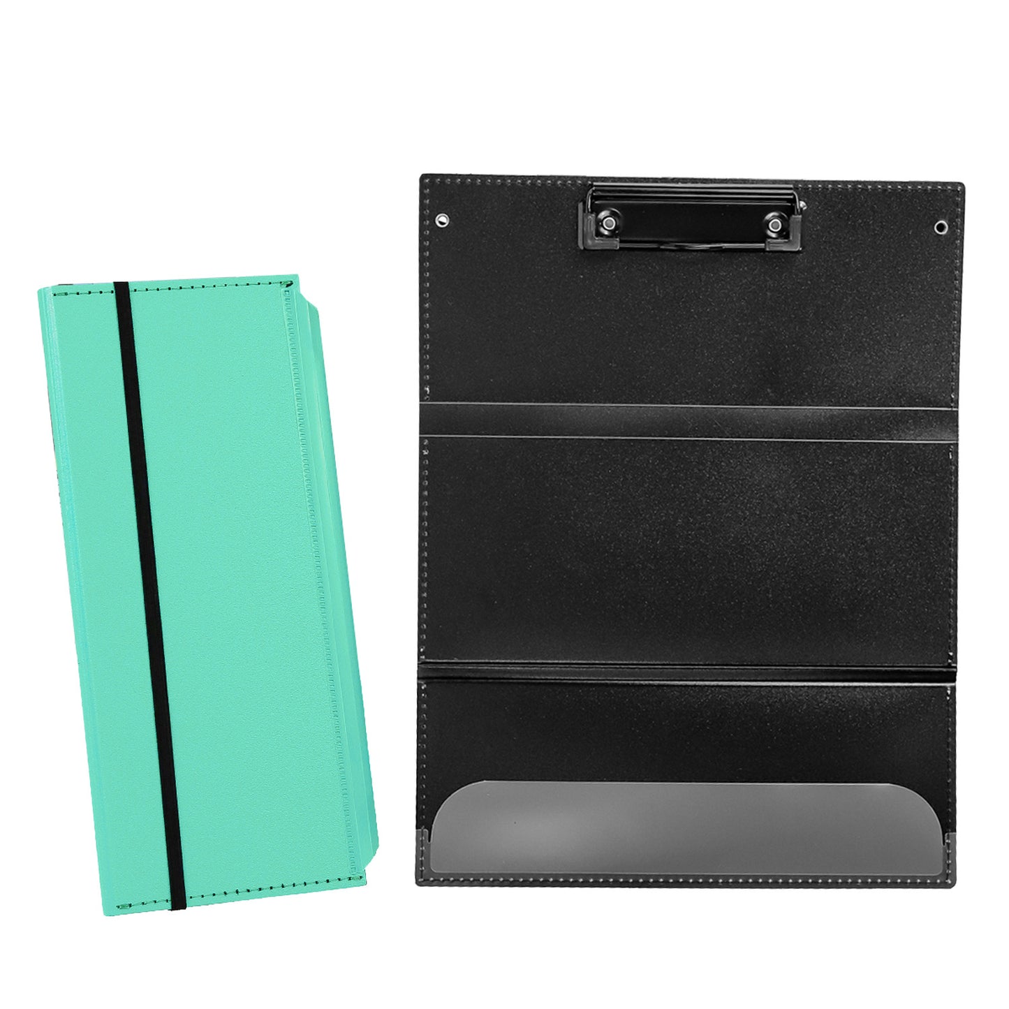 Light Blue Professional Trifold Nursing Clipboard | Foldable A4 Medical Folder for Clinicals | Portable V888-ELOSUNG46634