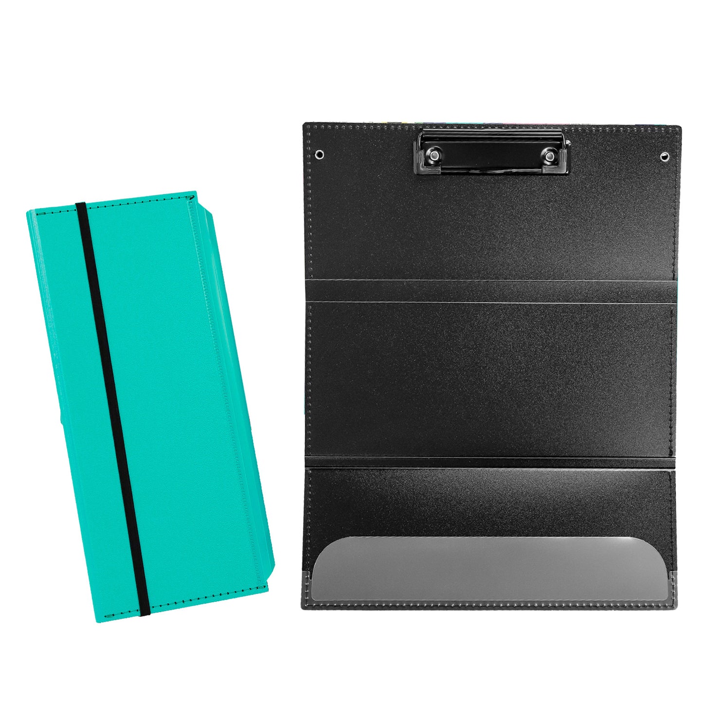 Dark Blue Professional Trifold Nursing Clipboard | Foldable A4 Medical Folder for Clinicals | Portable V888-ELOSUNG46635