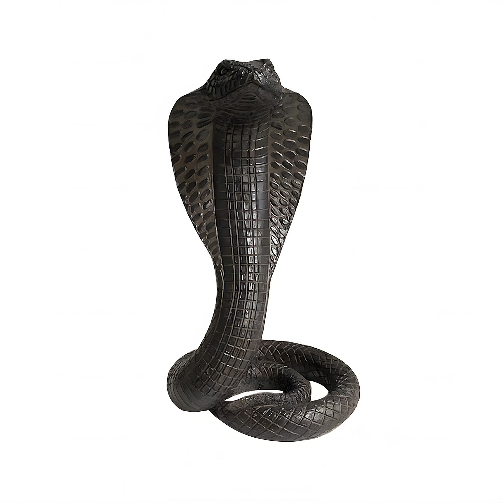Black Decorative Resin Cobra Statue - Unique Animal Figurine for Home Decor & Creative Gifts V888-ELOSUNG46641