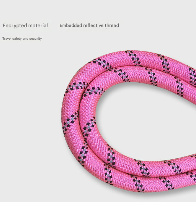 Pink 1.5m Heavy Duty Reflective Dog Leash | Soft Padded Handle | Thickened 1.3cm Climbing Rope Lead for V888-ELOSUNG46660