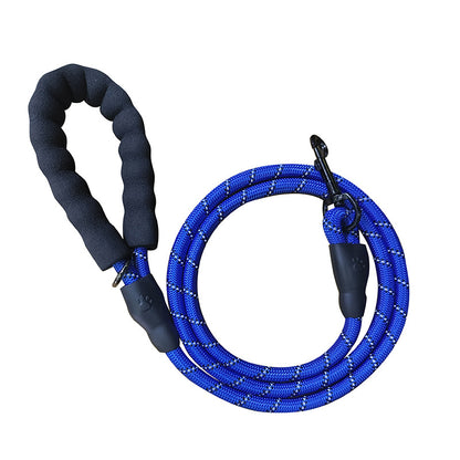 Dark Blue 1.5m Heavy Duty Reflective Dog Leash | Soft Padded Handle | Thickened 1.3cm Climbing Rope Lead for V888-ELOSUNG46662